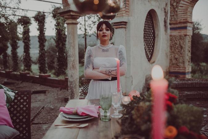 un elopement boho-vintage