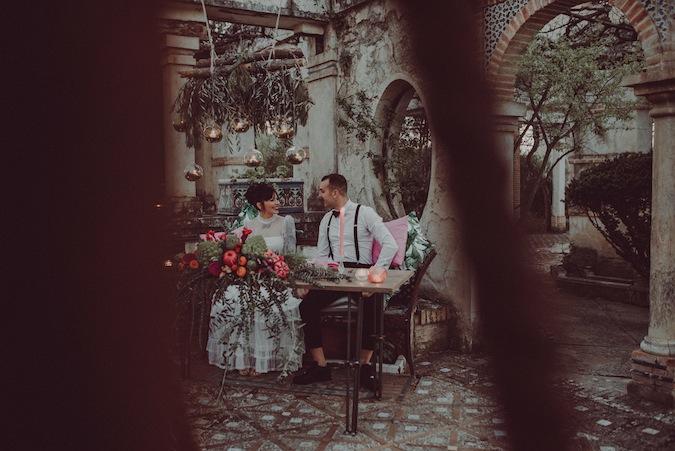 un elopement boho-vintage
