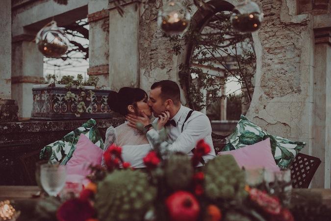 un elopement boho-vintage