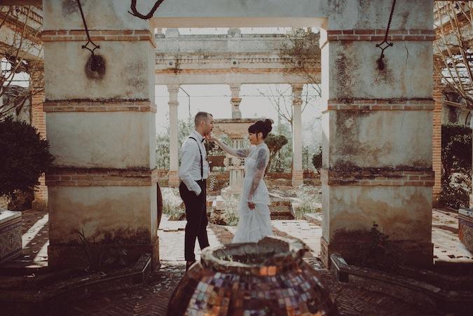 un elopement boho-vintage