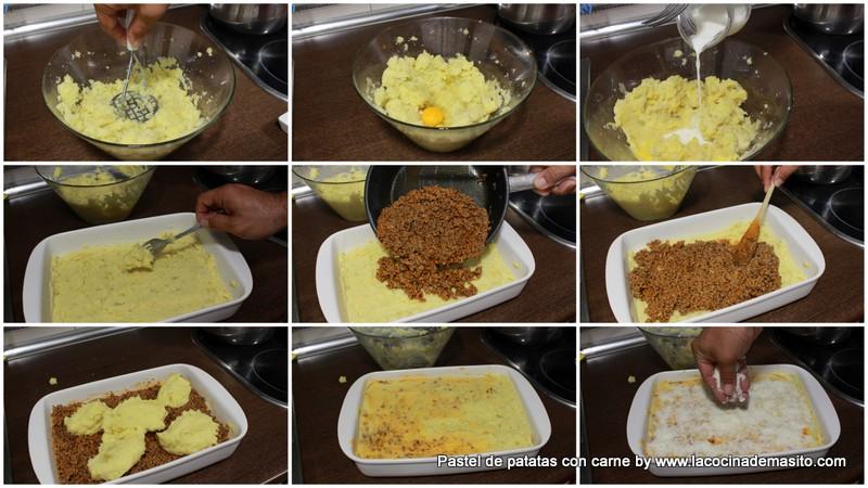 Pastel de carne y patatas