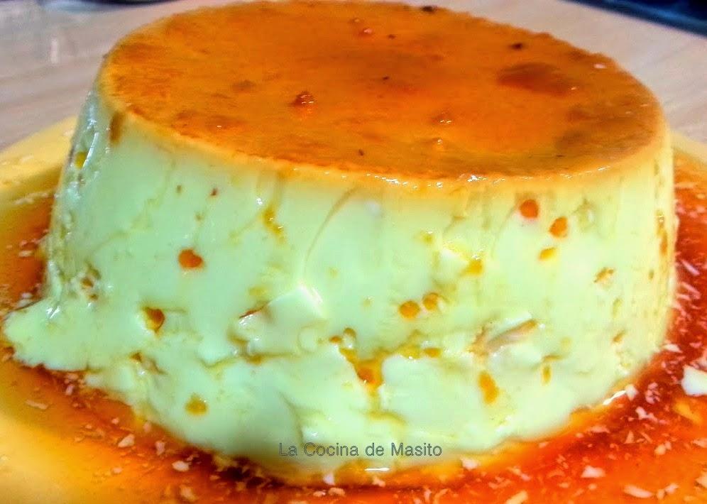FLAN DE HUEVO CASERO