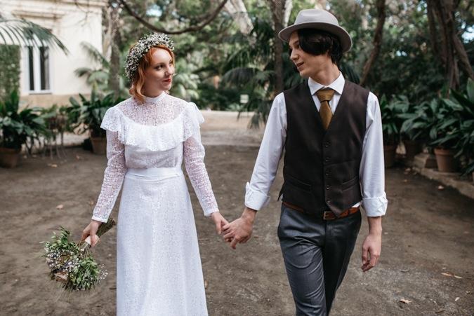 Un elopement con aires vintage