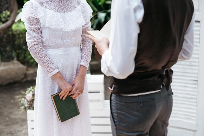 Un elopement con aires vintage
