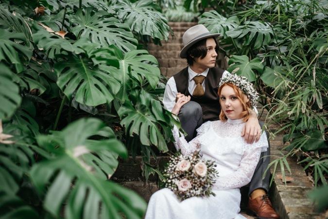 Un elopement con aires vintage