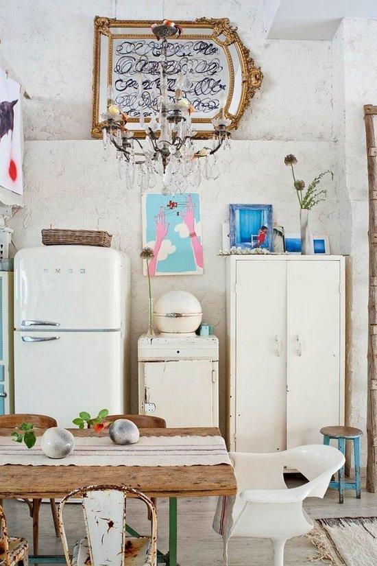 decoracion estilo eclectico - COcina mezclando estilos