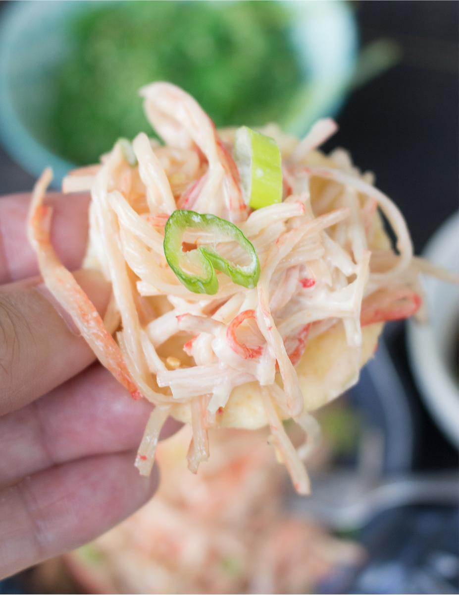 Receta de Spicy Crab.