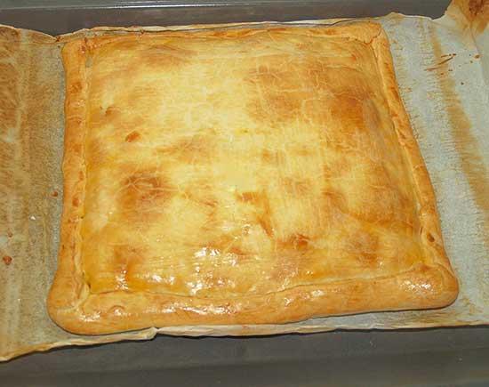 Empanada de pisto y atún