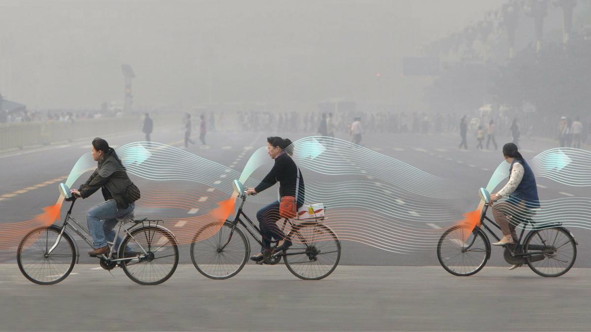 Smog free bike
