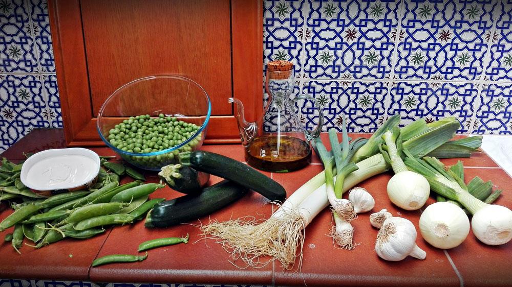 Cómo hacer crema de guisantes