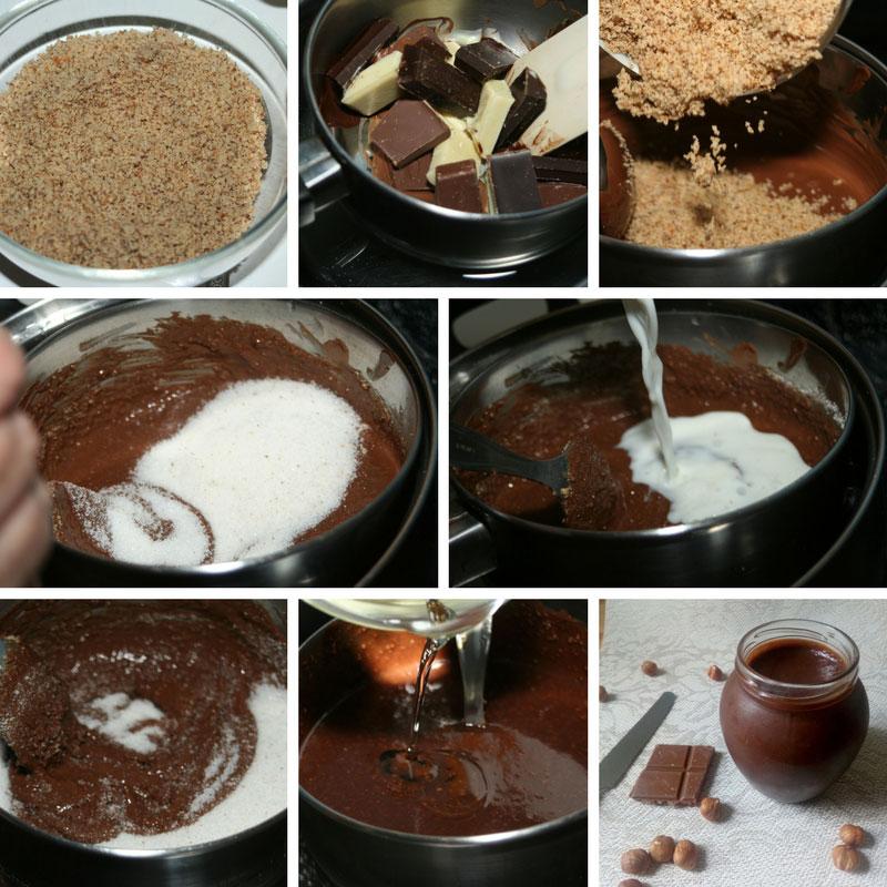 nocilla o crema de avellanas casera