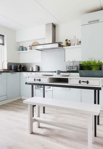 Vivienda en colores pastel