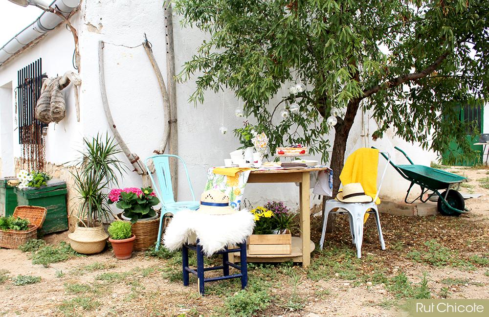 Un café en el campo