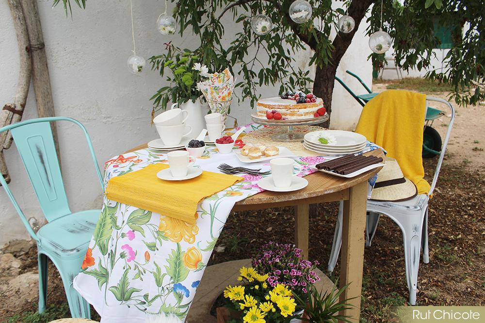 Un café en el campo