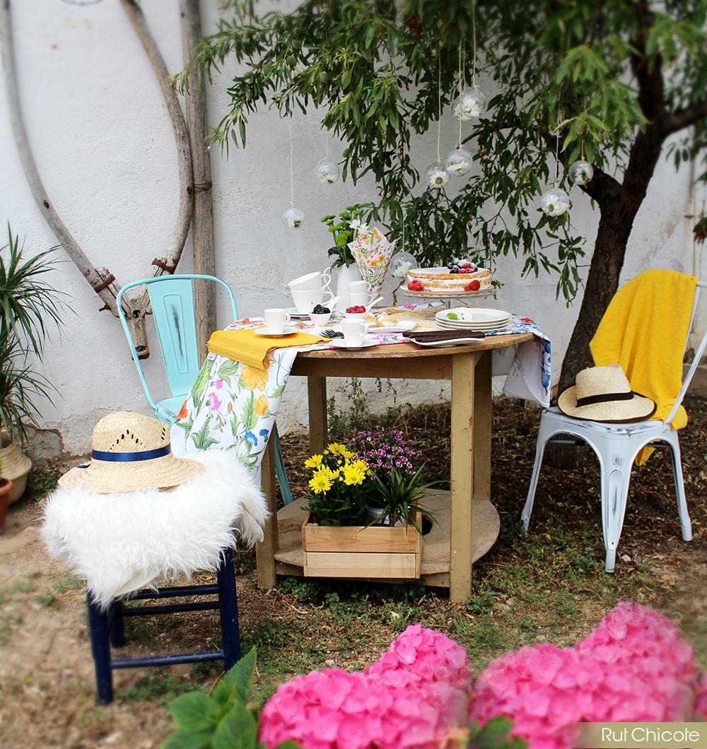 Un café en el campo