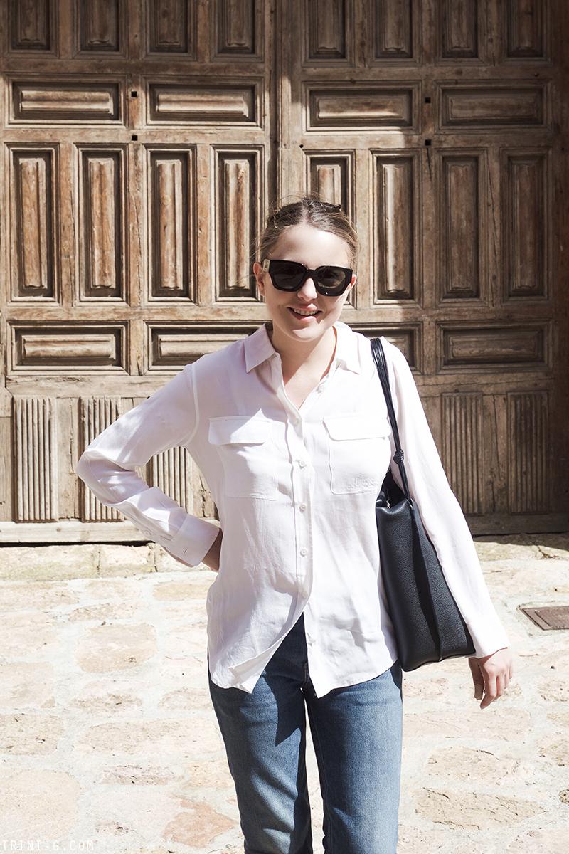 Trini | Acne Studios jeans Equipment shirt