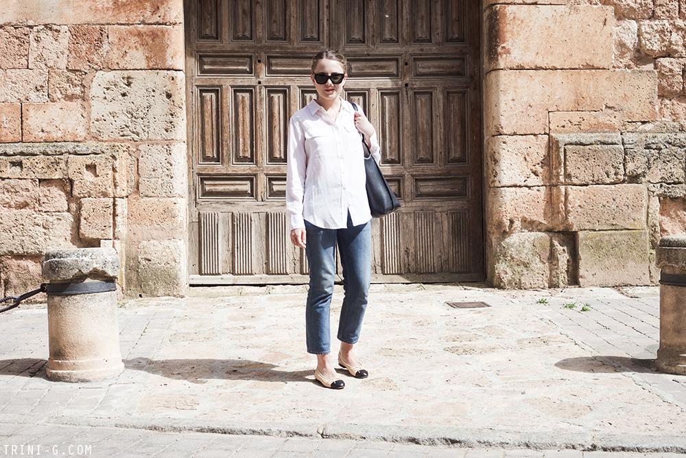 Trini | Acne Studios jeans Equipment shirt