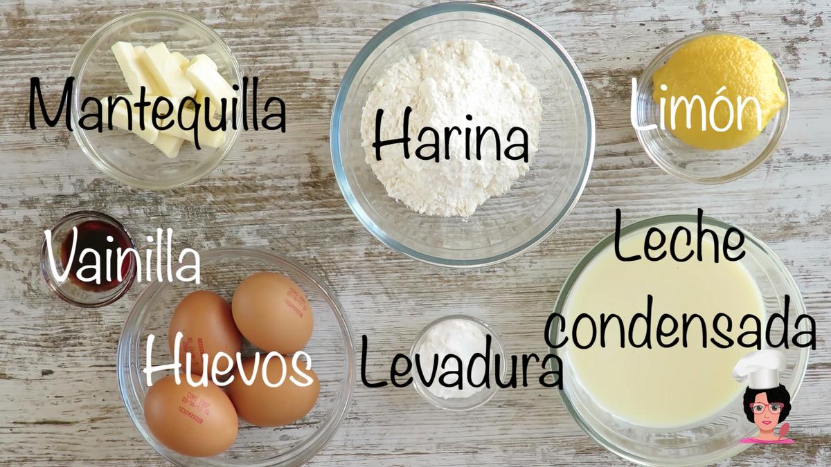 ingre pastel de leche condensada