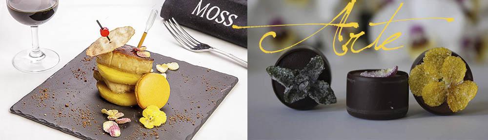 Moss Zaragoza y Capricho taller de chocolate Flores en la mesa