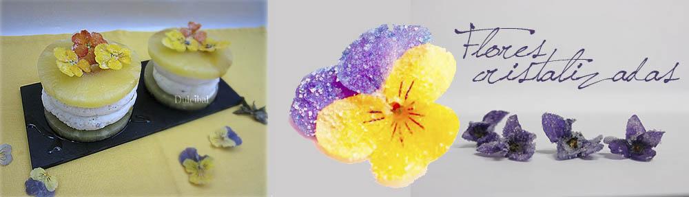 Flores cristalizadas