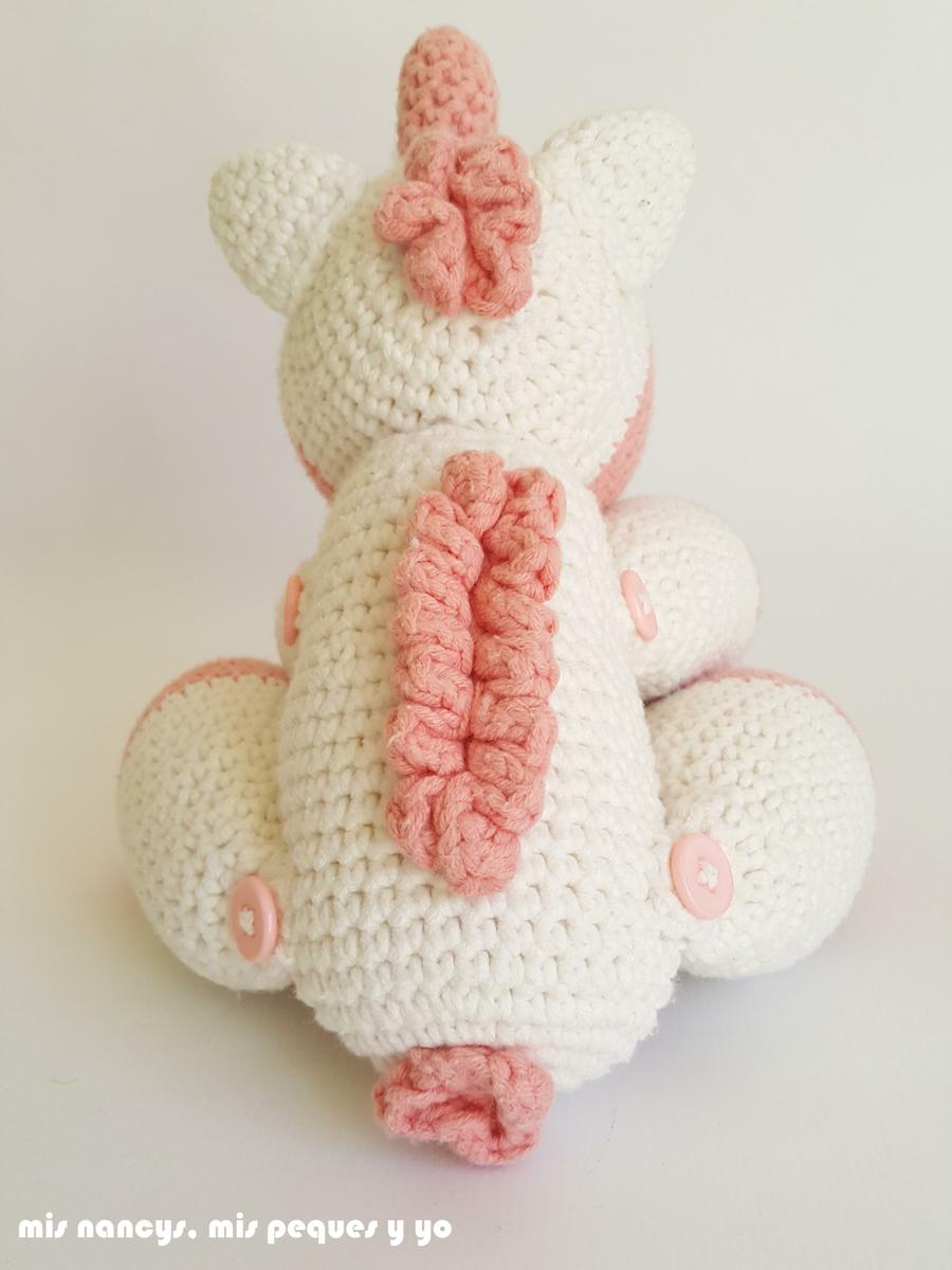 mis nancys, mis peques y yo, bebe unicornio amigurumi, detalle crines