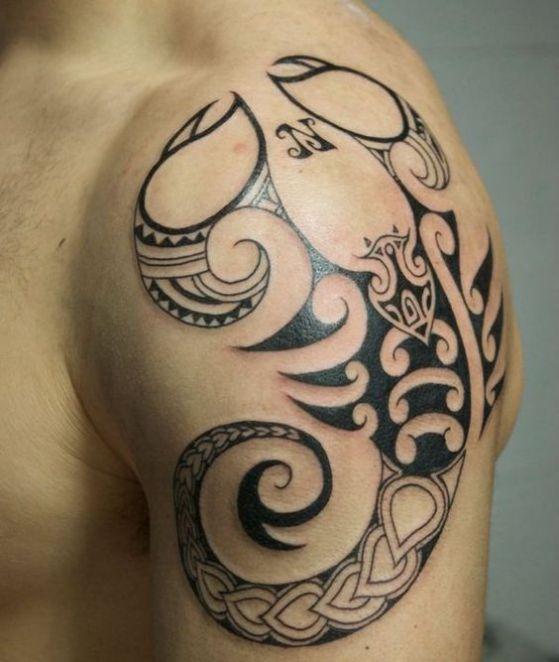 tribal tatuaje de escorpion