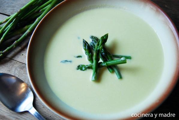 Crema de espárragos trigueros