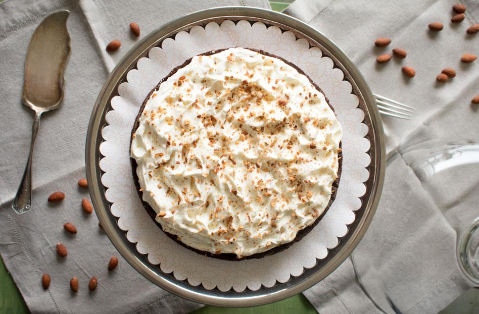 receta de tarta de platano y chocolate
