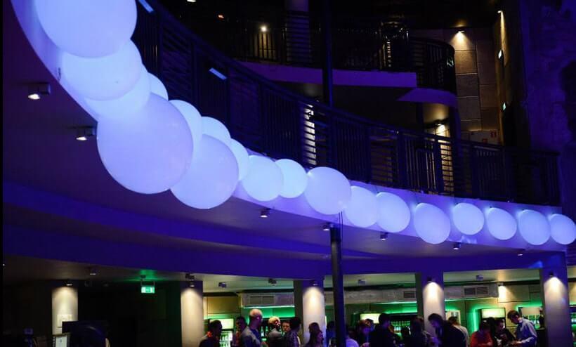 globos iluminados led