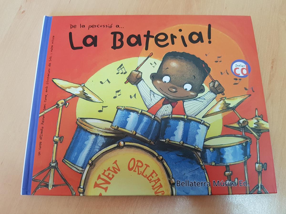 taller de instrumentos: portada libro de la percusión a la batería