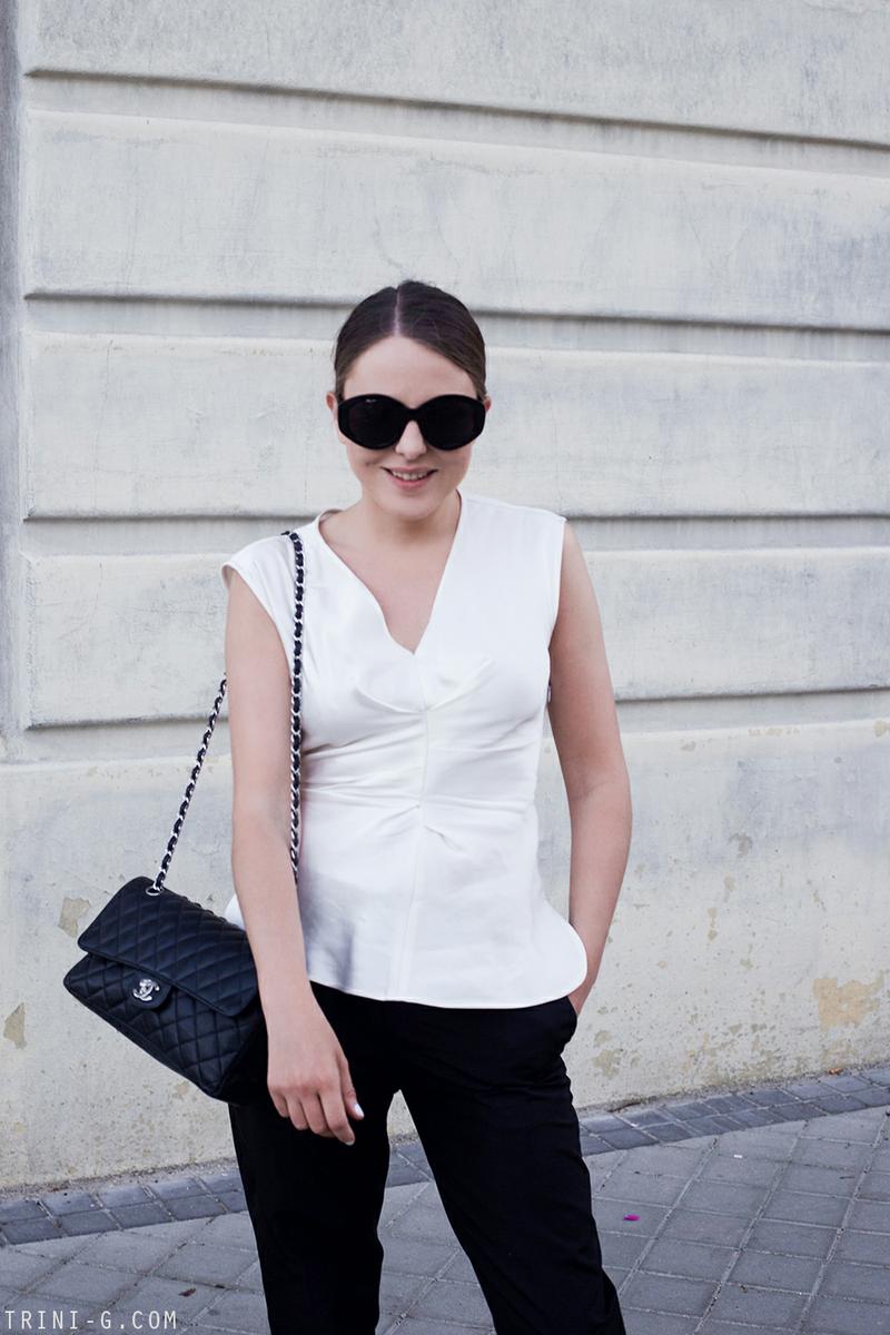 Trini |Isabel Marant top Prada trousers