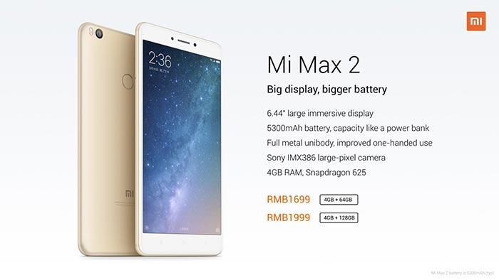 Xiaomi Mi Max 2