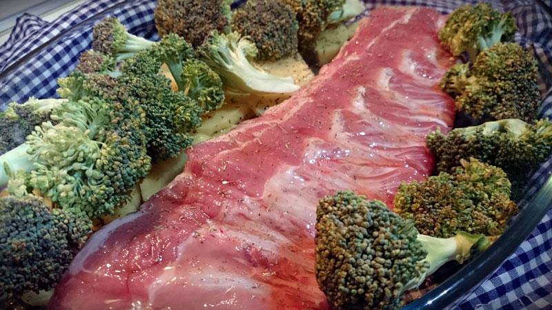 Carne de cerdo al horno