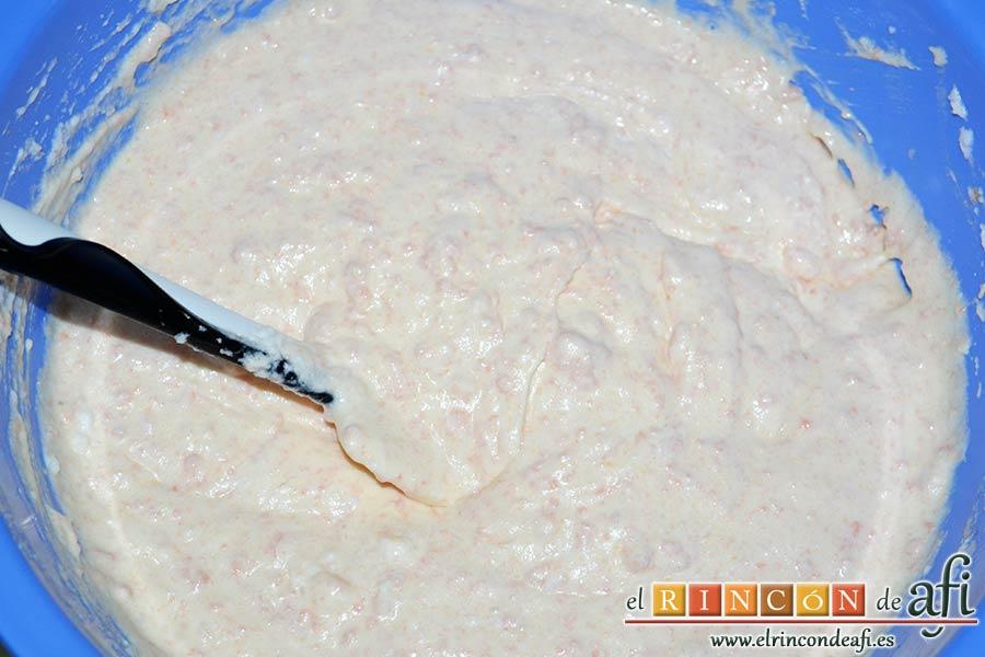 Mus de galletas cubanitos, integrar bien