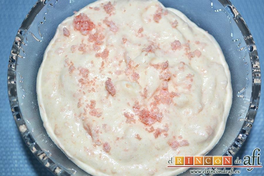 Mus de galletas cubanitos, sugerencia de presentación