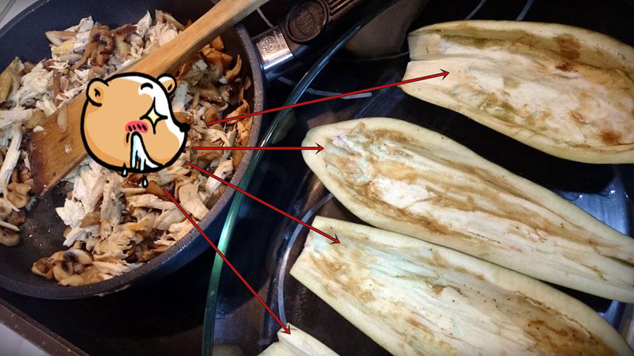 Cómo rellenar berenjenas