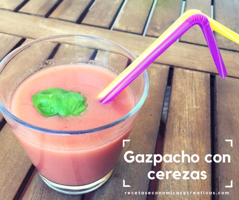 gazpacho con cerezas