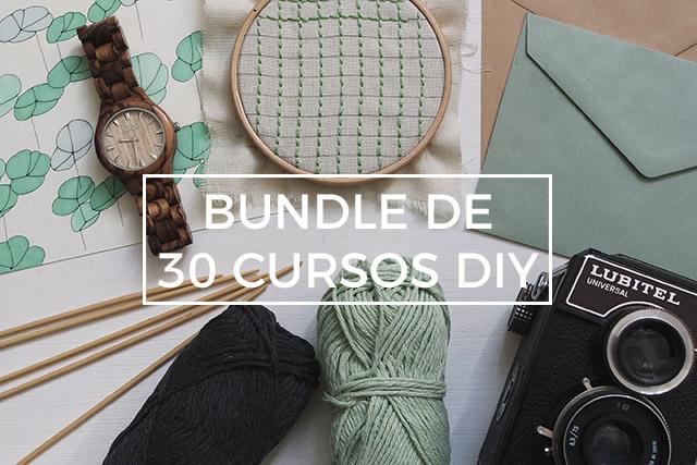 Bundle de 30 cursos DIY al precio de uno