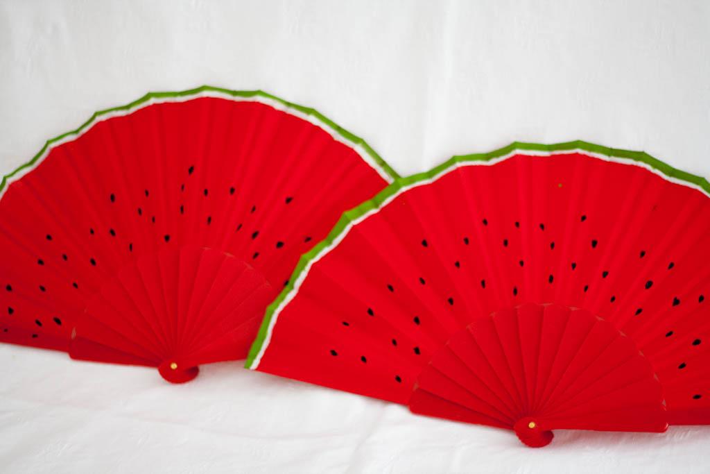 abanicos pintados a mano en casa