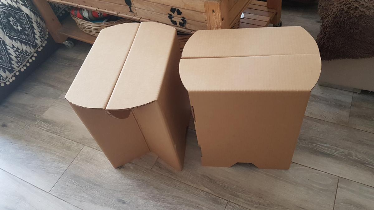 sorteo de 2 taburetes de carton oportuno de sanserif 2