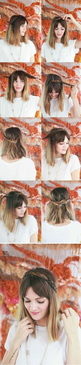 10 Sencillos Peinados Para Cabello Corto