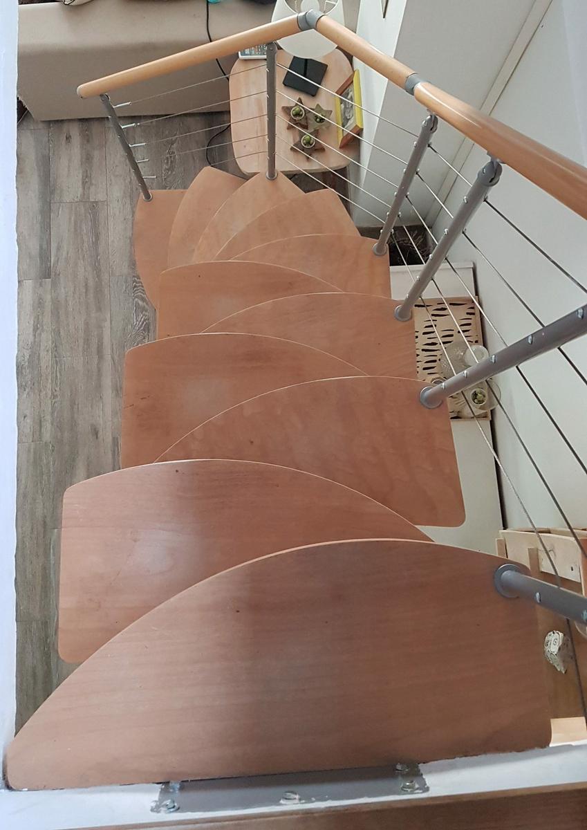 escaleras modulares - imagen detalle de los escalones