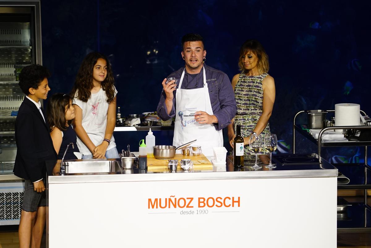Muñoz Bosch con Master Chef en Oceanográfico