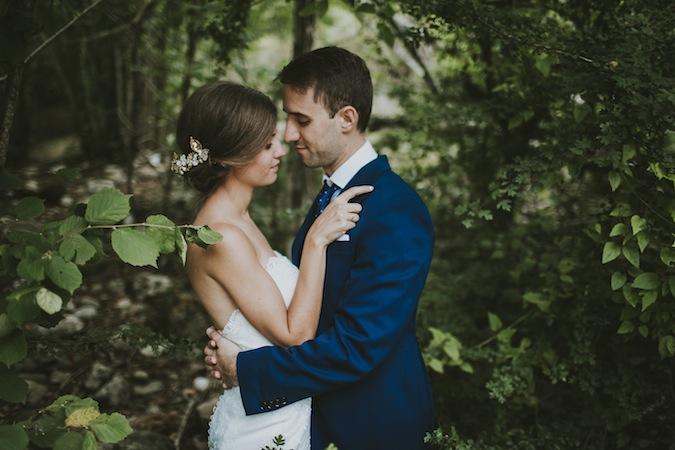 Una postboda en el rio