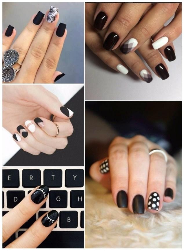 Decoración de uñas negras: ¡+50 ideas para manicuras ...