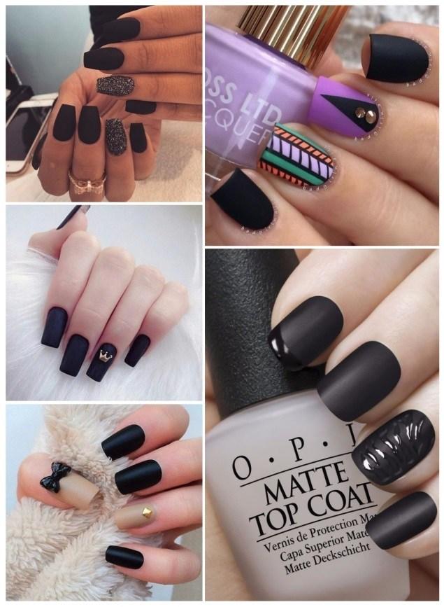 decoracion de uñas doradas y negras