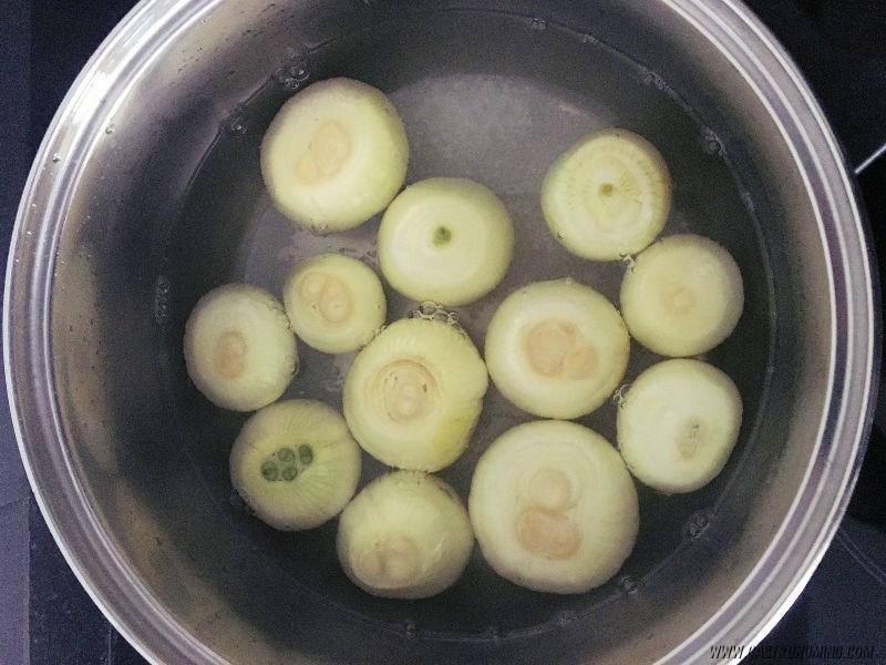 Cebollas en aceto balsámico