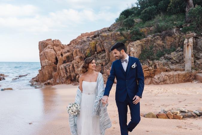 Un elopement en la playa