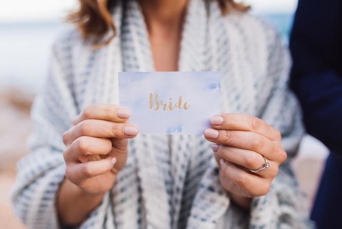 Un elopement en la playa