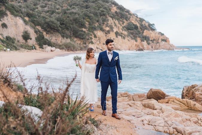 Un elopement en la playa